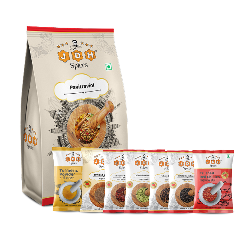 Pavitravini Spice Box - Pack Of 7 Spices