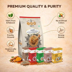 Panchvini Spice Box - Pack Of 5 Spices