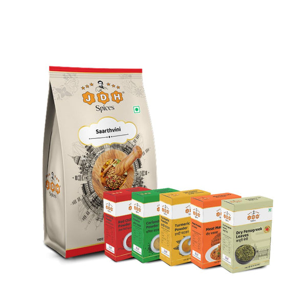 Saarthvini Spice Box - Pack Of 5 Spices