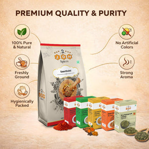Saarthvini Spice Box - Pack Of 5 Spices