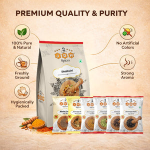 Shubhvini Spice Box - Pack Of 6 Spices